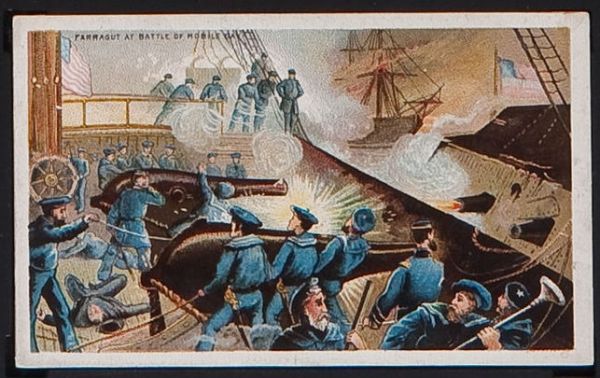 6 Farragut At Battle Of Mobile Bay